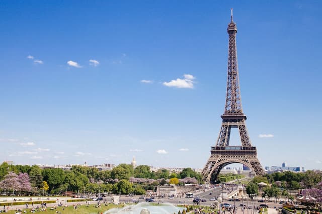 Pariz, Francuska — Ajfelova kula i grad svjetlosti